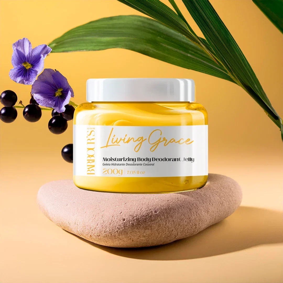 Geleia Hidratante Desodorante Corporal Living Grace 200g - Image 3