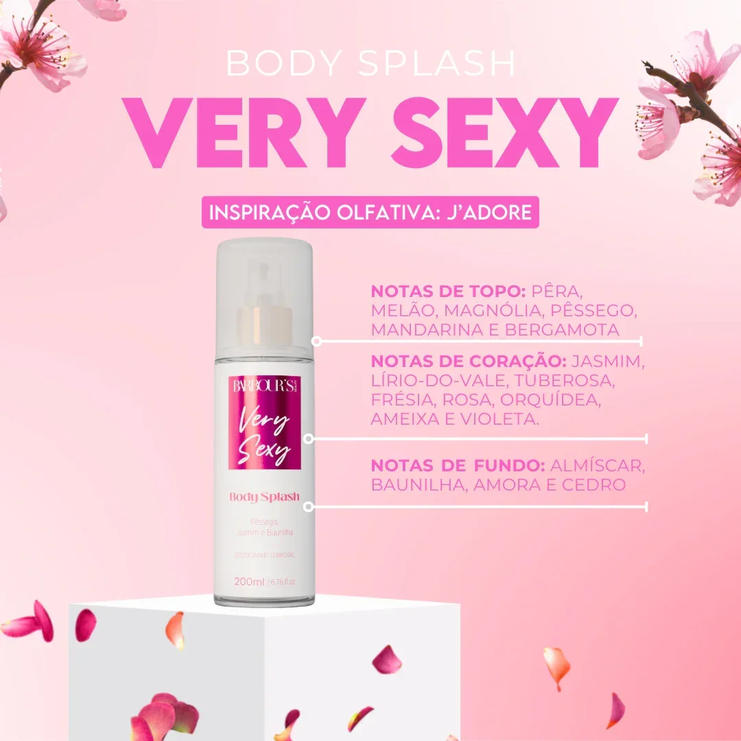 Kit Perfume de Cabelo e Body Splash - Very Sexy - Image 3