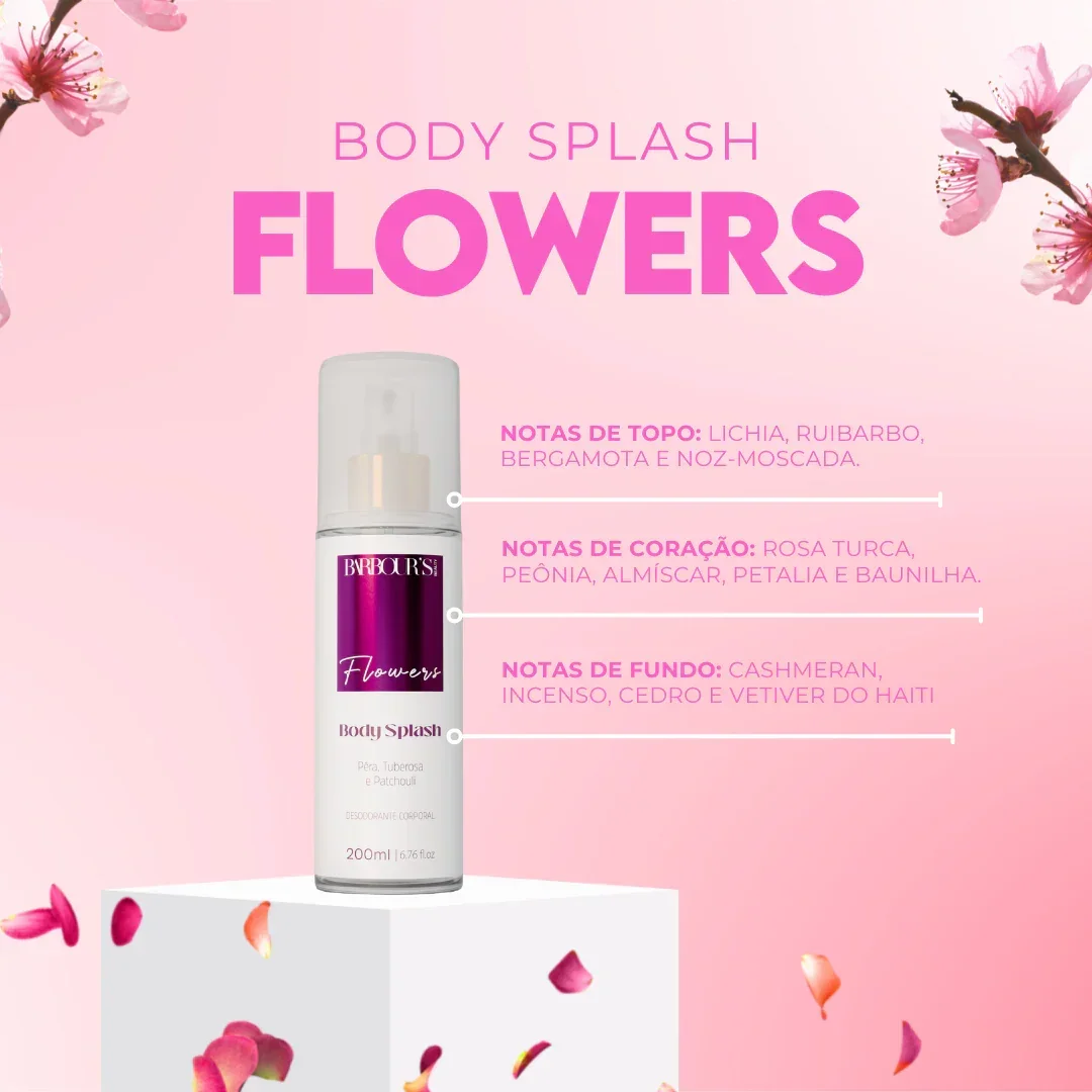 Kit 8 Body Splash Desodorante Colônia 200ml - Celestial Glow, Roses, Alter Ego, Living Grace, Affair, Flowers, My Sweet - Image 7
