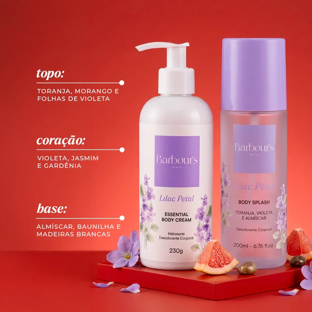 Kit Body Splash + Essential Body Cream Lilac Petal - Image 3