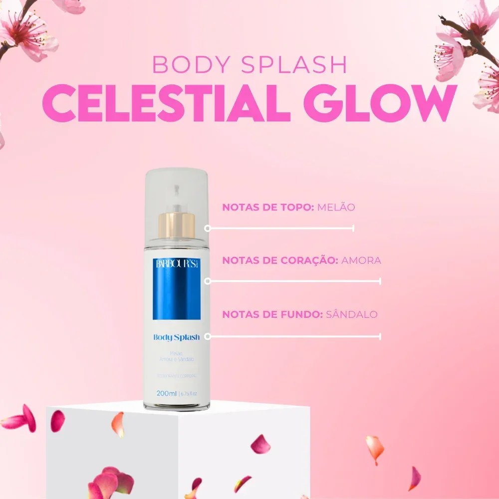 Kit Geleia Hidratante Desodorante + Body Splash Corporal Celestial Glow - Image 3