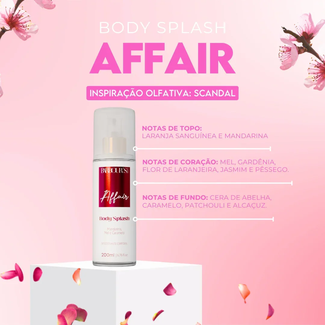 Kit 2 Body Splash Desodorante Colônia 200ml - Image 3